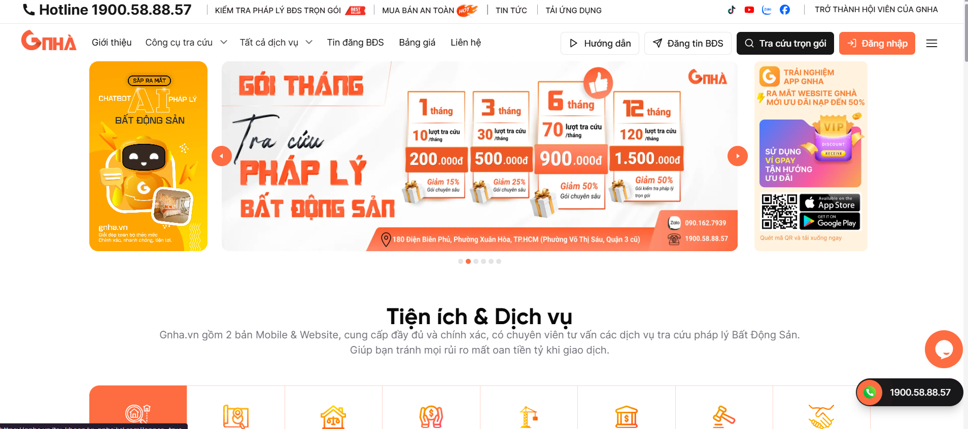 Dự án Website đăng dự án bất động sản - Hoàng Hưng Web