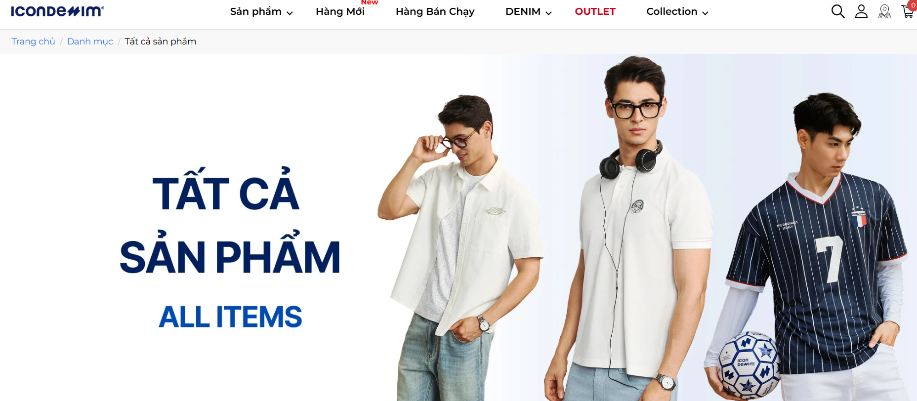 Giao diện website Website thời trang