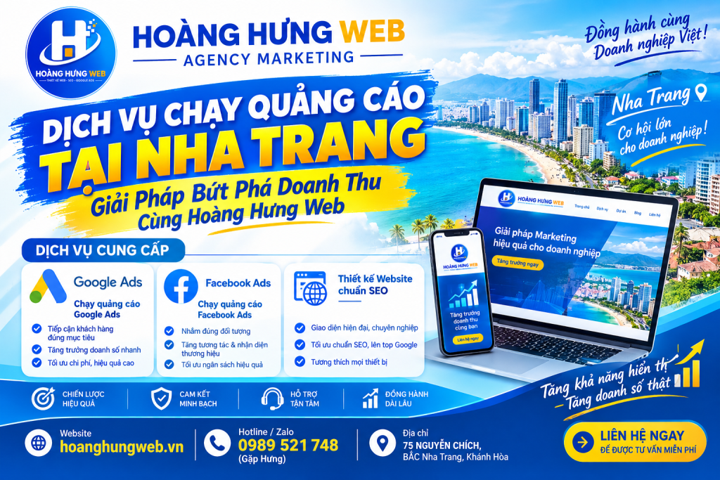 Dịch Vụ Chạy Quảng Cáo Tại Nha Trang